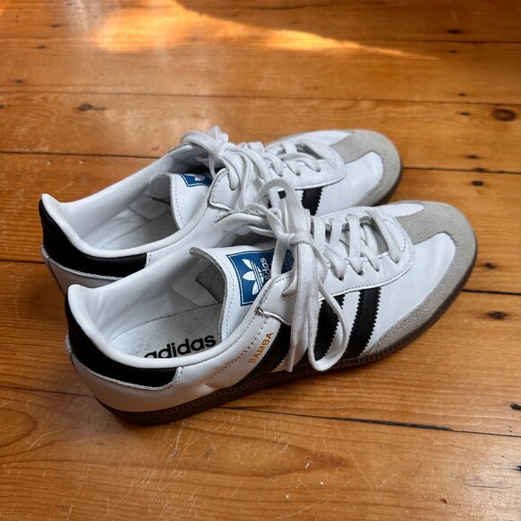 Adidas Samba OG Cloud White Core Black - Womens Sz 8 - Picture 2 of 7